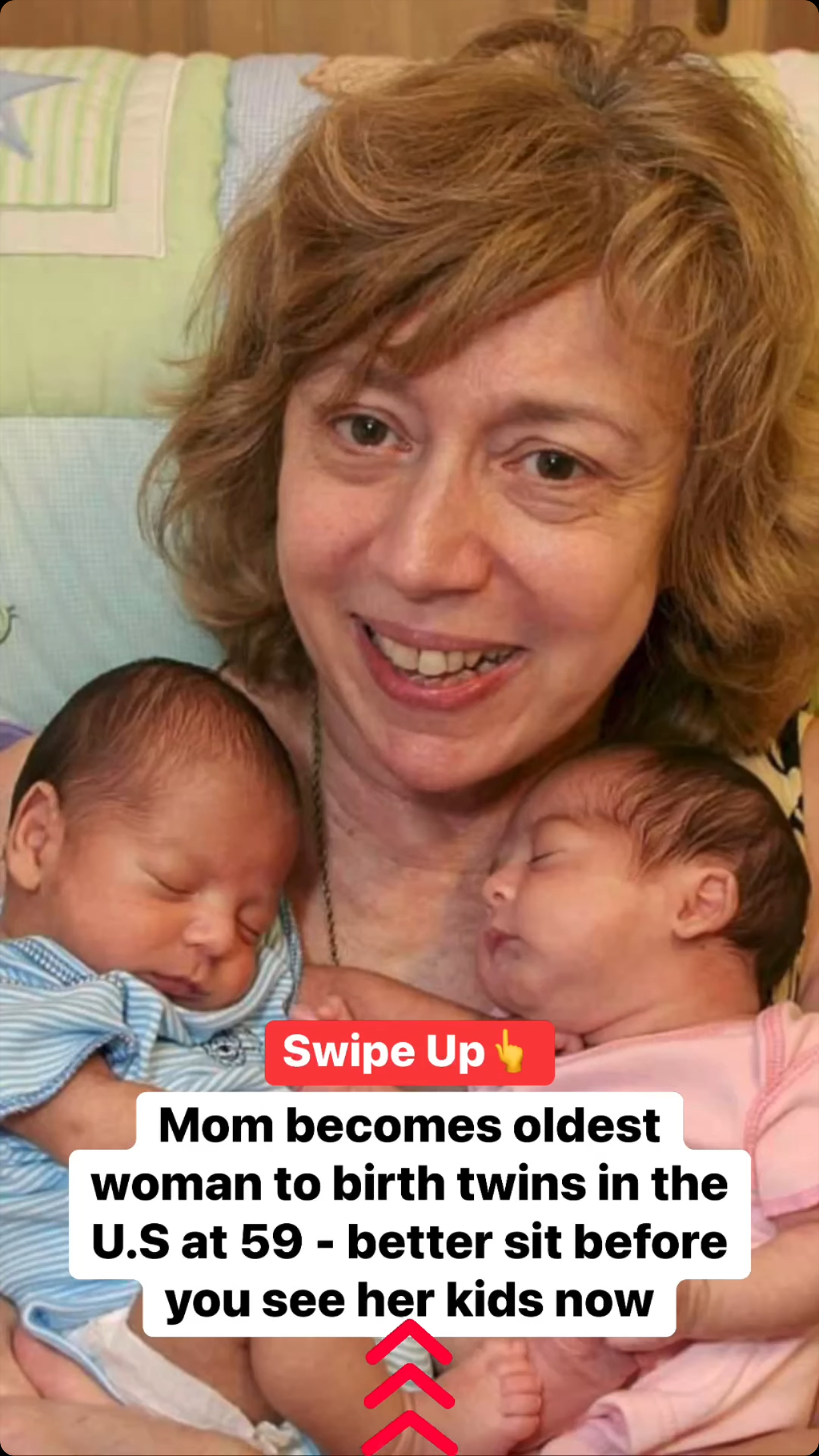 Mom Becomes Oldest Woman To Birth Twins In The U.S. But Wait Till You See Her Kids Today - Latest news!