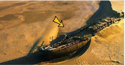 A long-lost gold-laden ship was discovered in the desert. - Latest news!